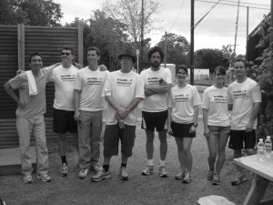 Daniel Frouman Memorial Running Club at the Daniel Frouman Jazz Extravaganza - photo courtesy of Jackie via Facebook